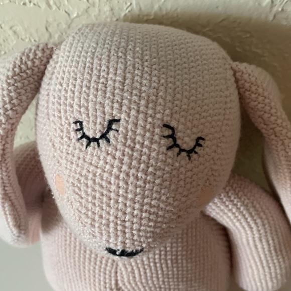 baby pink bunny rabbit plush toy - Picture 2 of 5